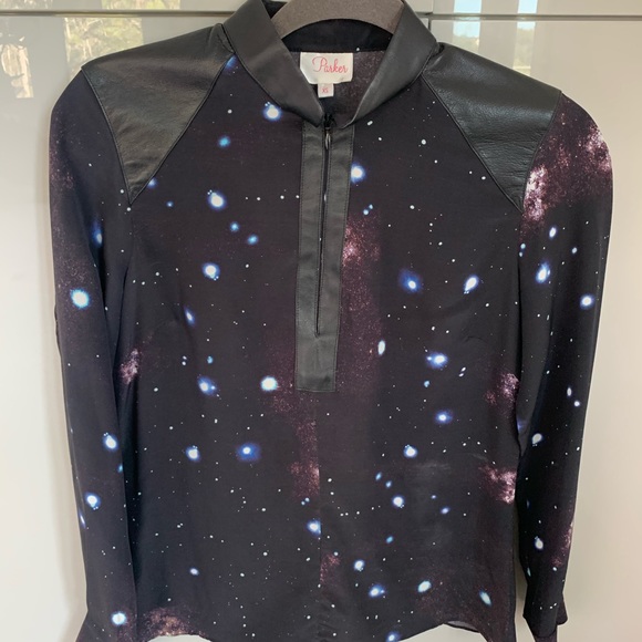 Parker Galaxy Silk Blouse - Picture 1 of 9